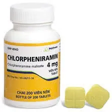 Chlorpheniramin 4mg Imex (C/200v)  – Nhanh chóng giảm viêm mũi dị ứng & ngứa hiệu quả